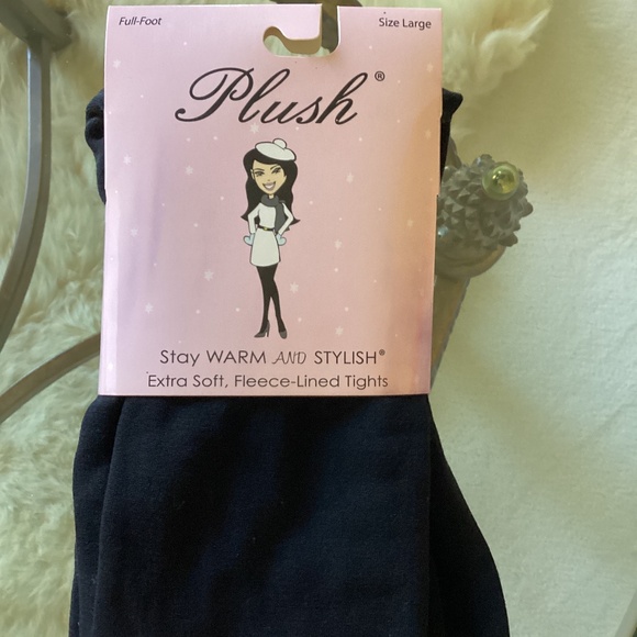 New, unopened Plush Fleece Lined Tights - Picture 1 of 3